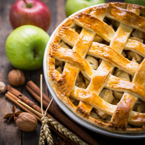 Hot Baked Apple Pie