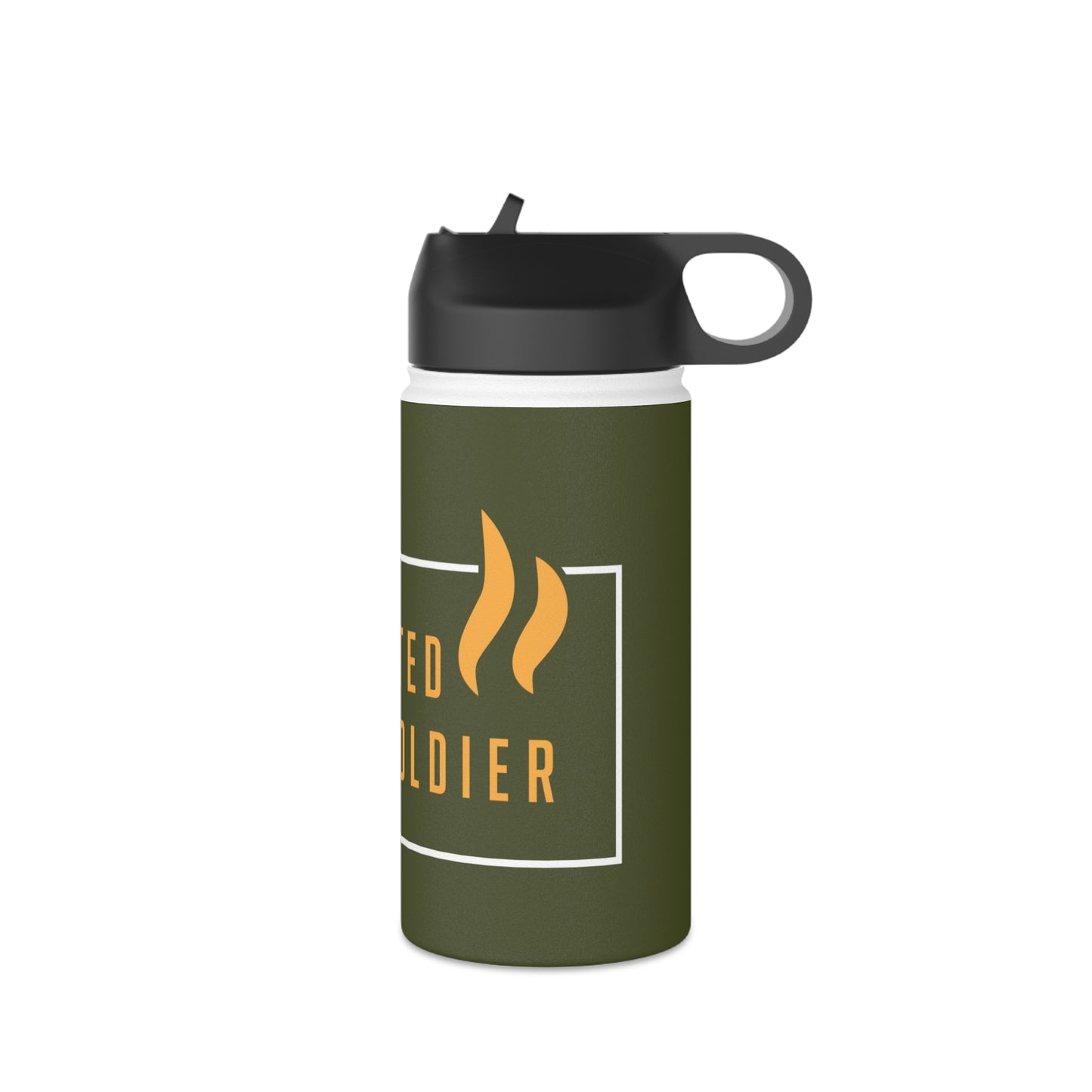 The Scented Soldier Stainless Steel Water Bottle, Standard Lid