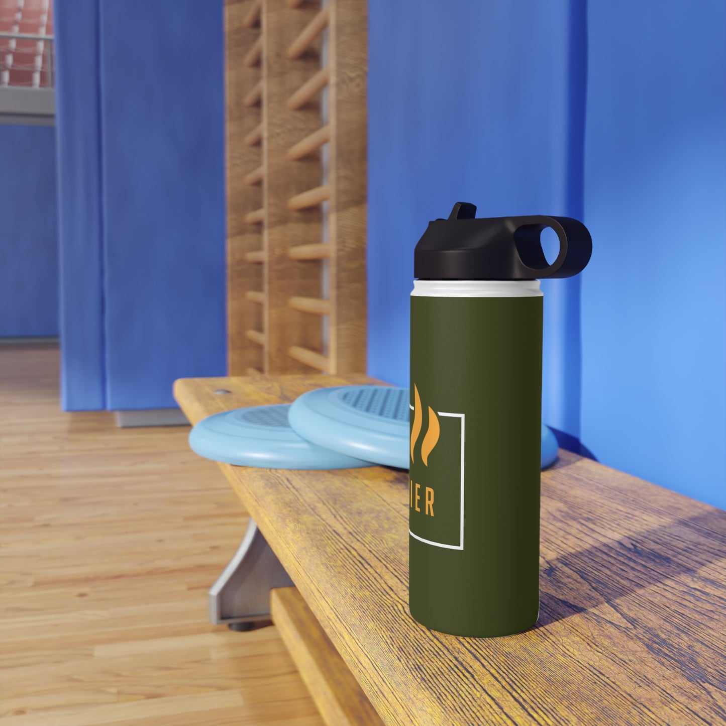 The Scented Soldier Stainless Steel Water Bottle, Standard Lid