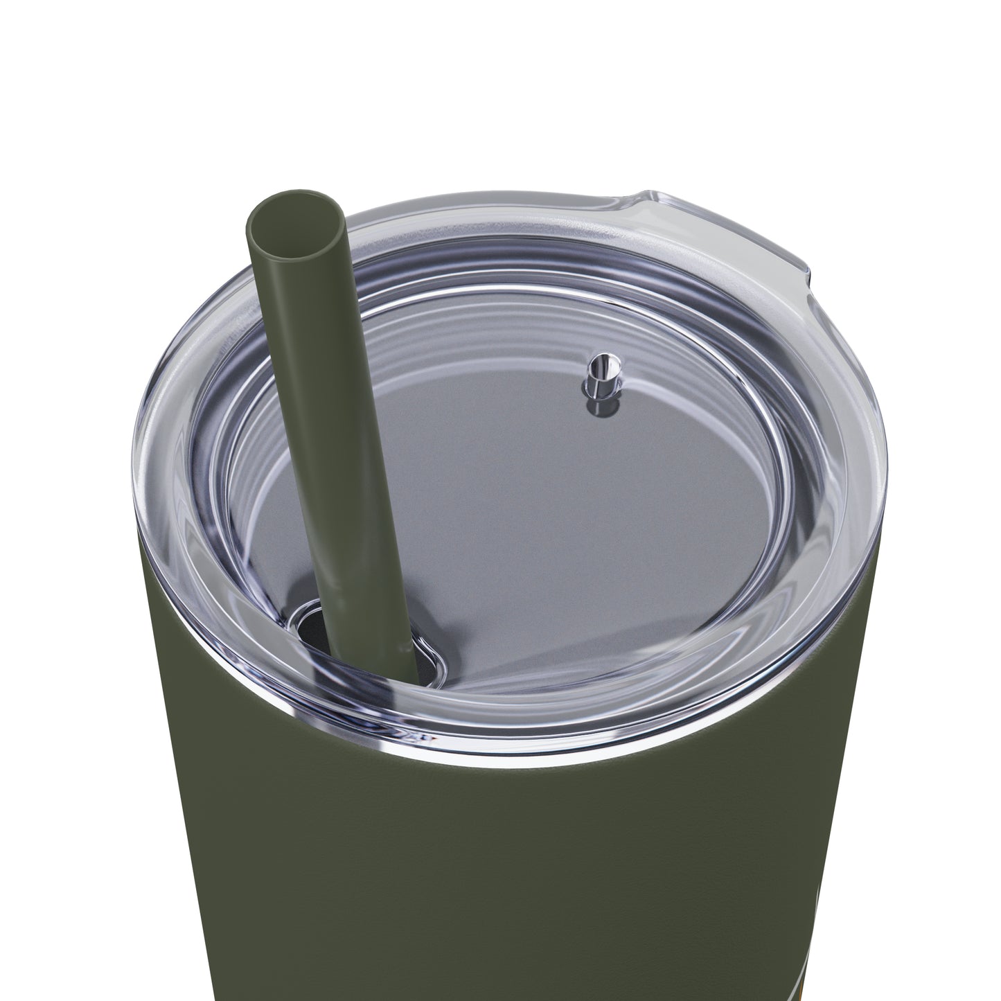 The Scented Soldier Skinny Tumbler with Straw, 20oz