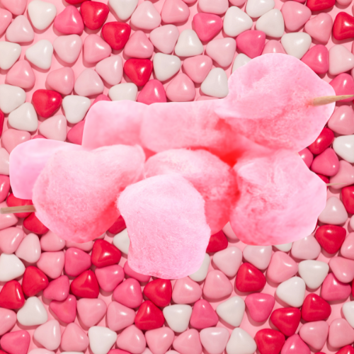 Fluffy Pink Candy Soy Candle