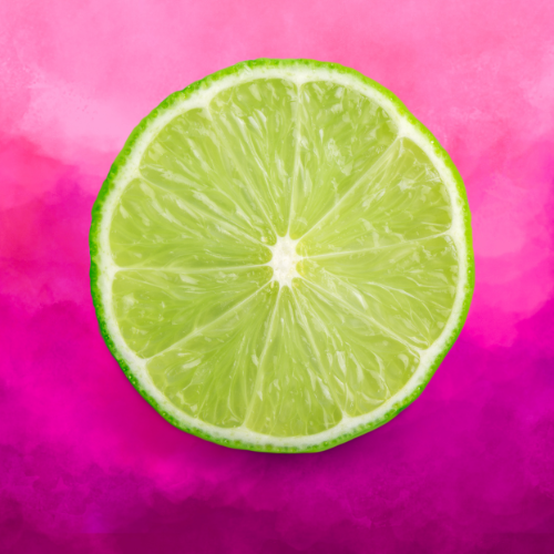 Hot Pink Lime Soy Candle